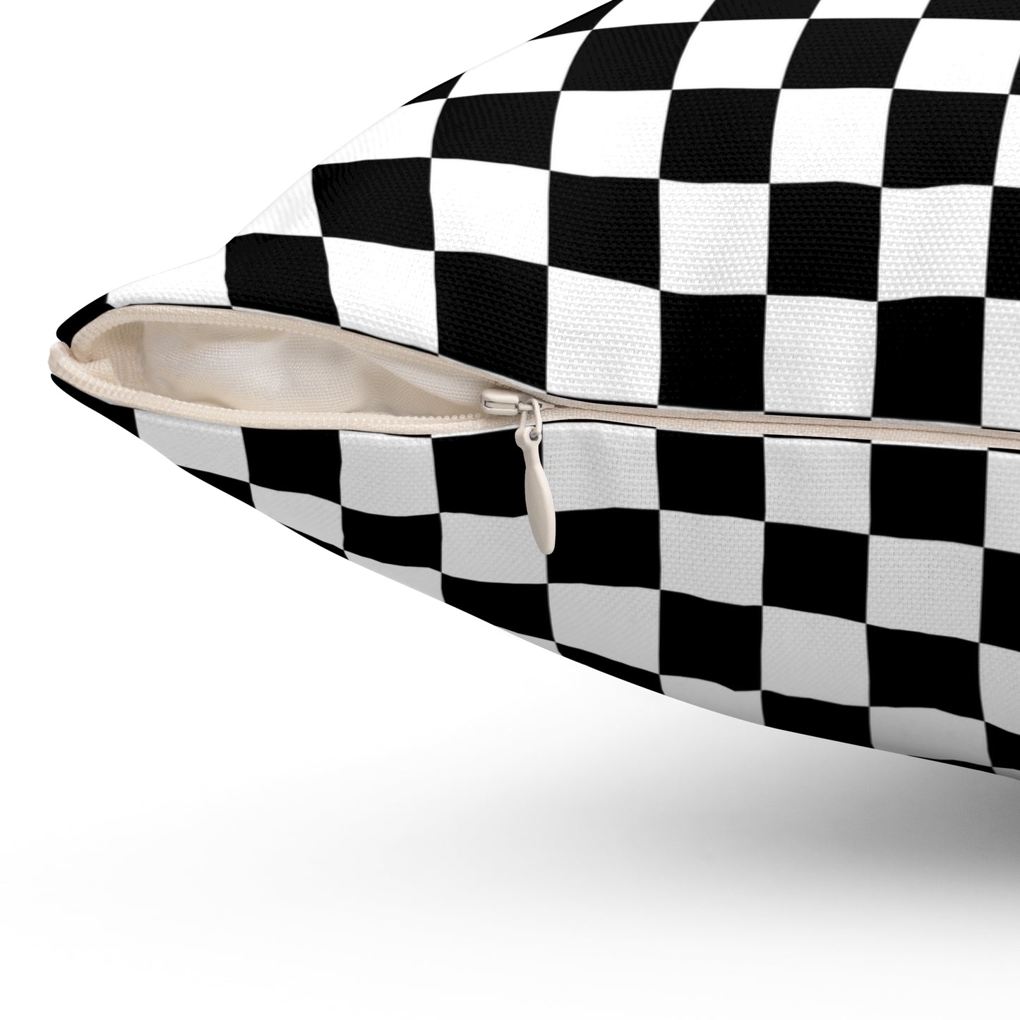 KHW Checkered Square Pillow