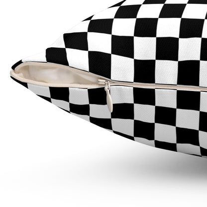KHW Checkered Square Pillow