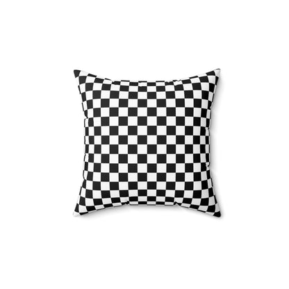 KHW Checkered Square Pillow