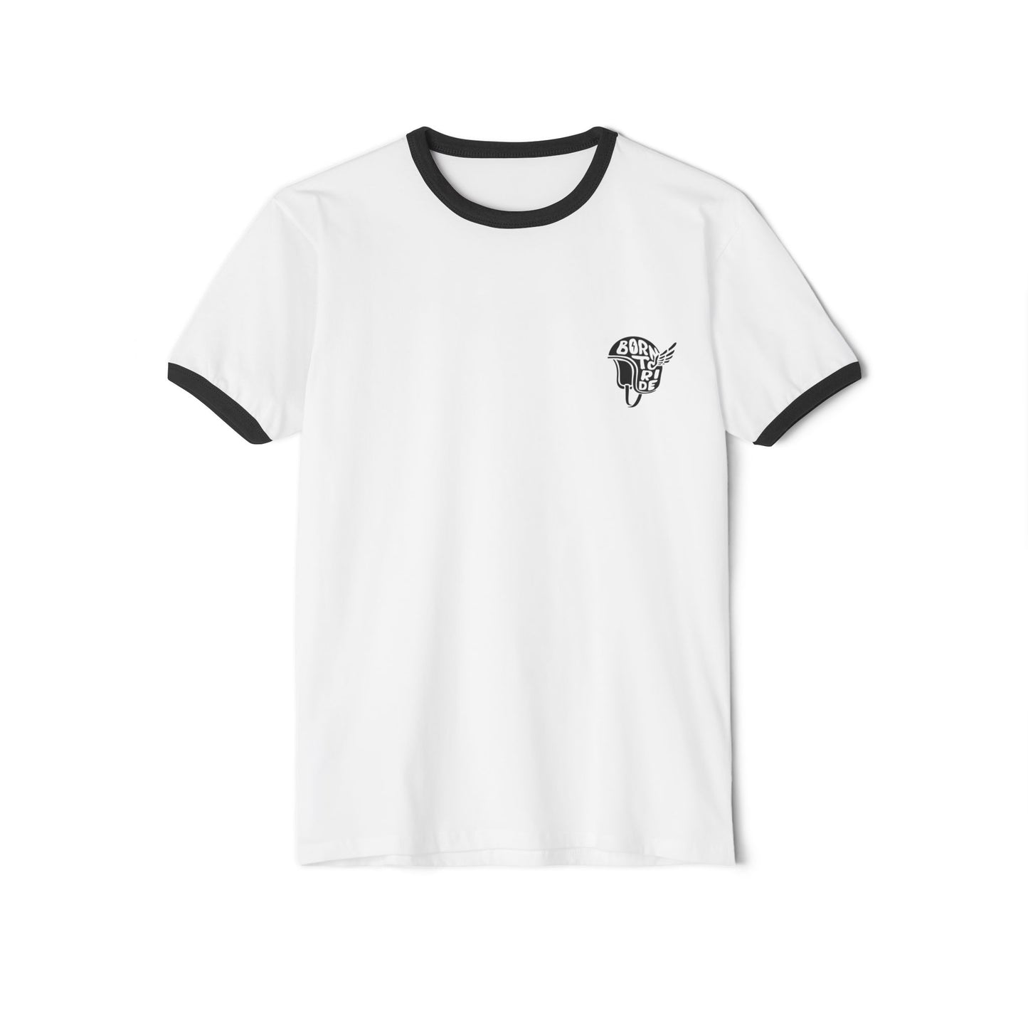 Retro Born To Ride Ringer Tee
