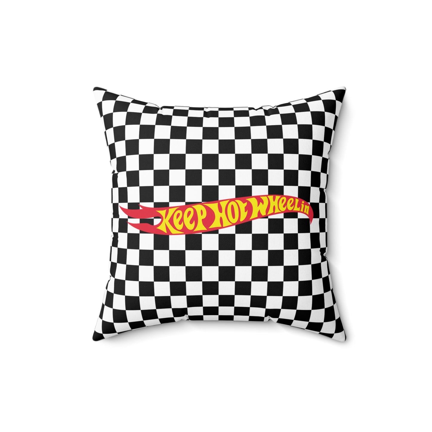 KHW Checkered Square Pillow