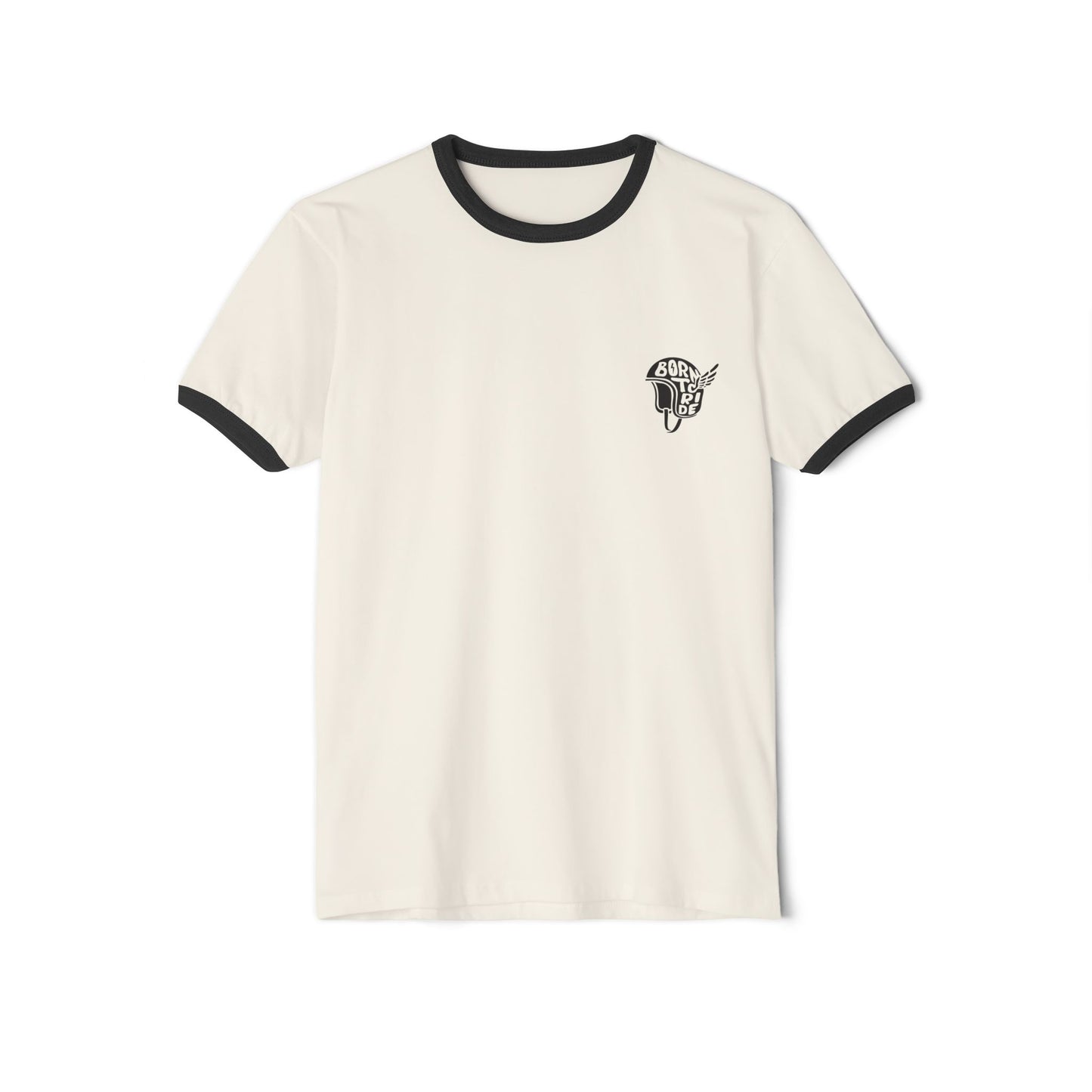 Retro Born To Ride Ringer Tee