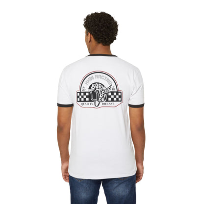 Retro Born To Ride Ringer Tee