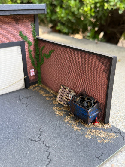 Rustic Parking Lot Diorama