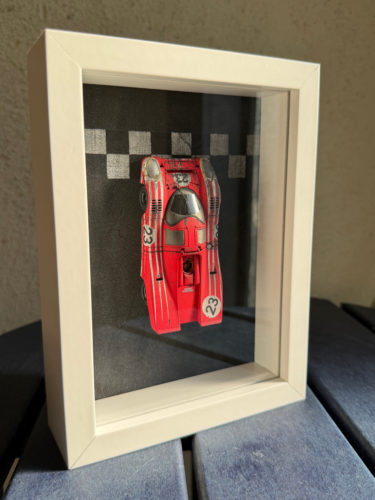 Finish Line Shadow Box