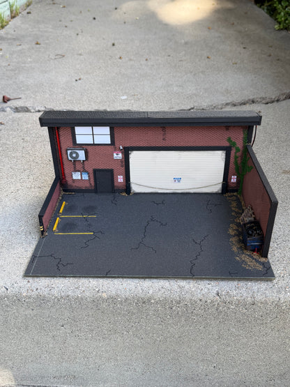 Rustic Parking Lot Diorama