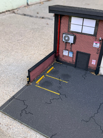 Rustic Parking Lot Diorama