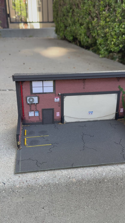 Rustic Parking Lot Diorama